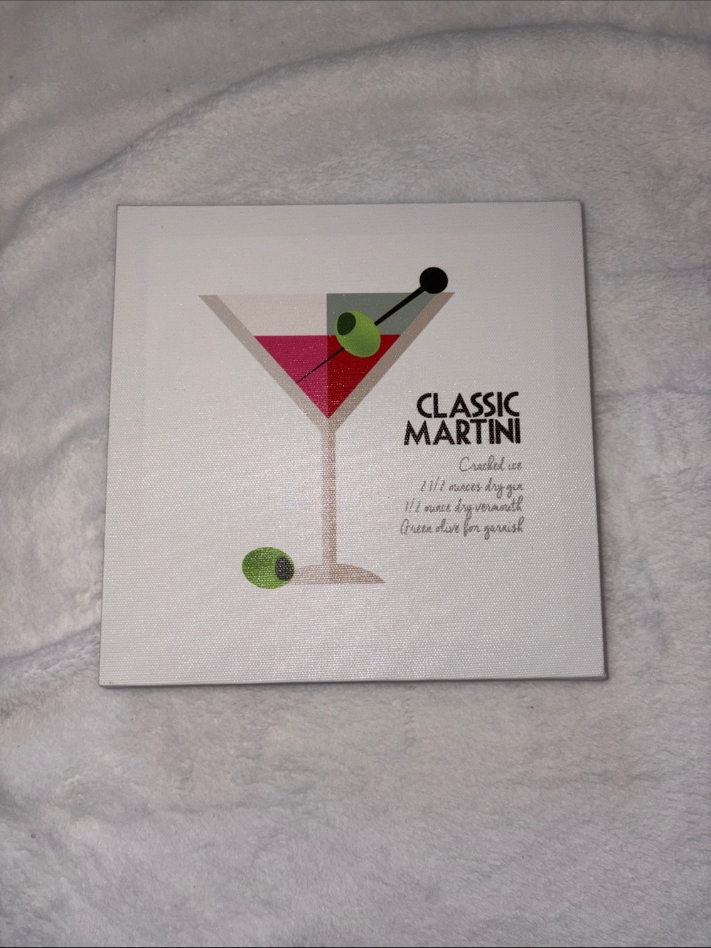 Martini wall decor